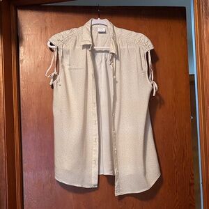 Croft & BarrowElegant Cream Women's Top Size L